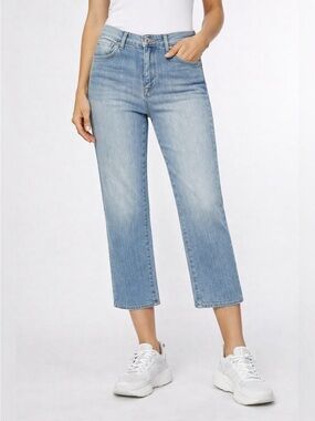 L’AGENCE High Rise Cropped Jeans Light Wash Size 29